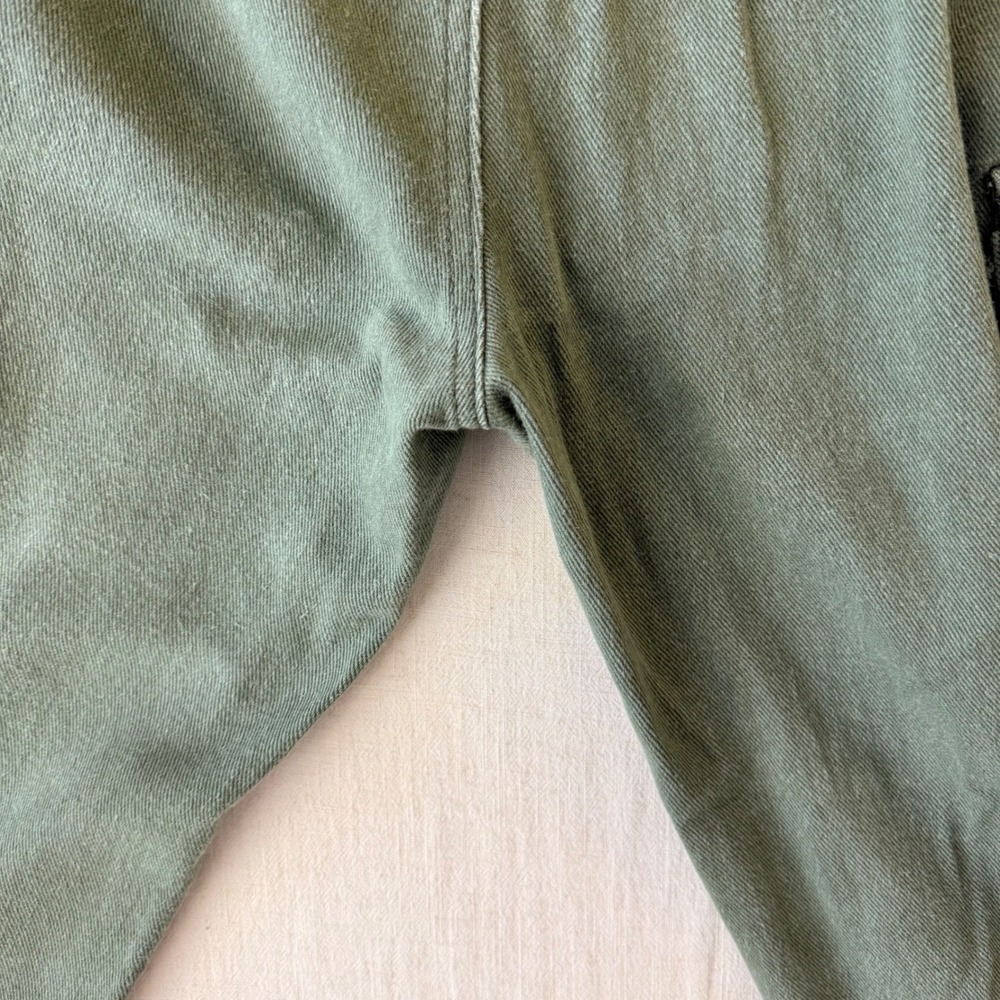 PrettyLittleThing High Rise Utility Cargo Pants Women Size 6 Green - Picture 10 of 13